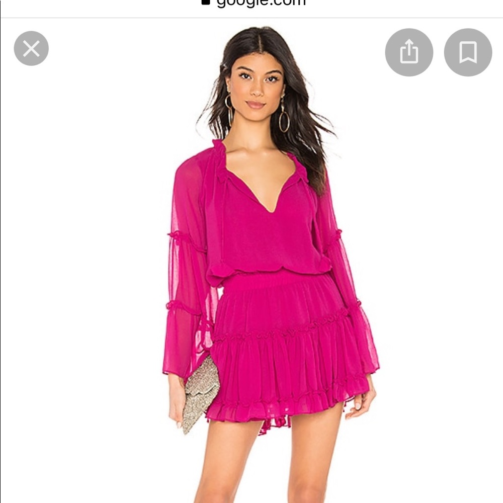 Misa los ángeles long sleeve skater dress